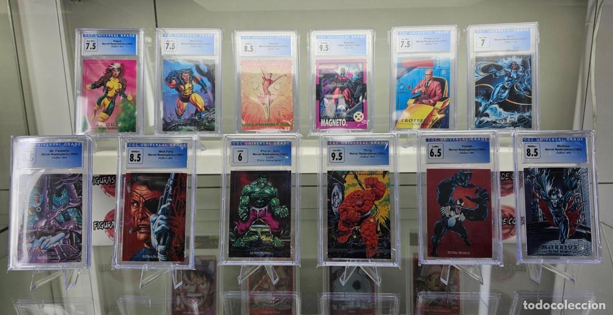 Trading Cards: oleccion 12 cartas 1992 Marvel Masterpieces Skybox