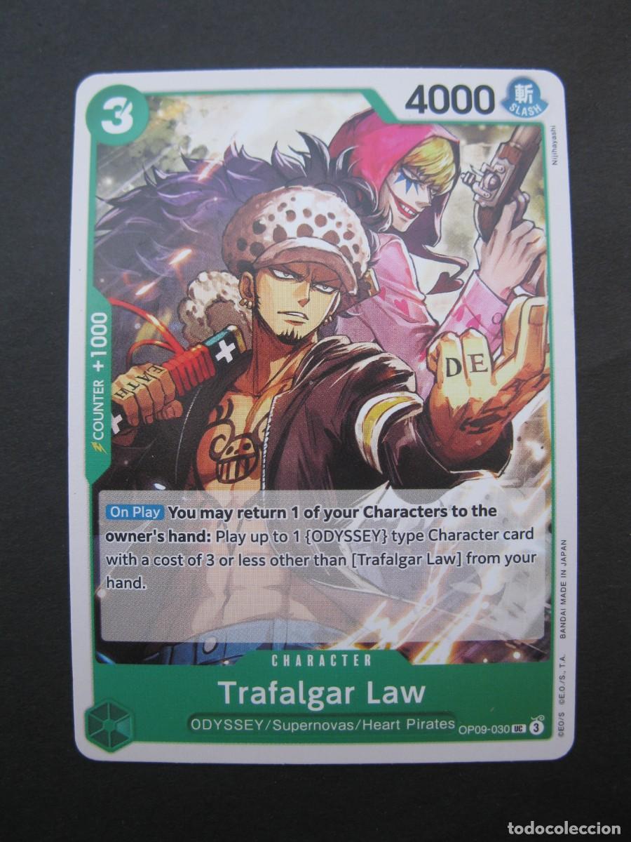 Trading cards: CARTA - ONE PIECE - TRADING CARD - TRAFALGAR LAW - EN INGL&Eacute;S - BANDAI.