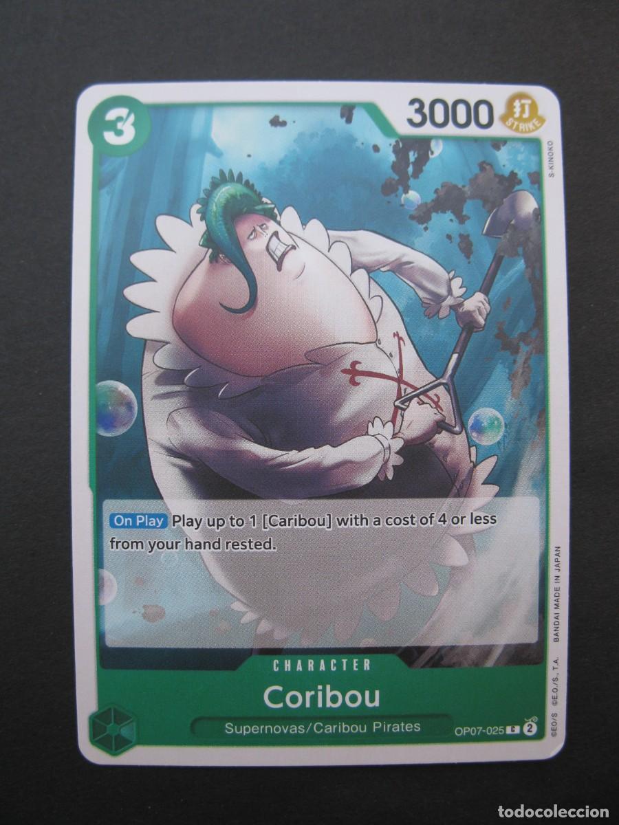 Trading Cards: CARTA - ONE PIECE - TRADING CARD - CORIBOU - EN INGL&Eacute;S - BANDAI.
