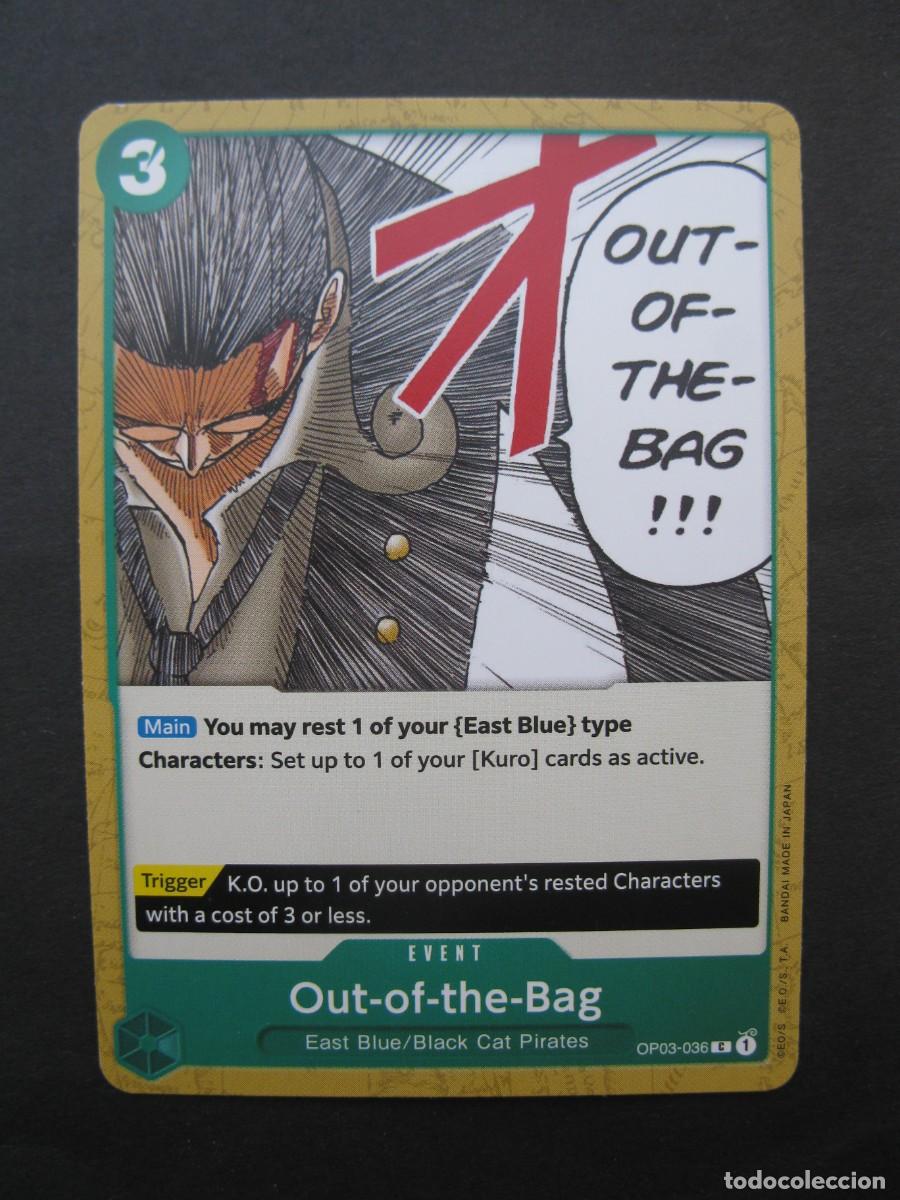 Trading Cards: CARTA - ONE PIECE - TRADING CARD - OUT-OF-THE-BAG - EN INGL&Eacute;S - BANDAI.