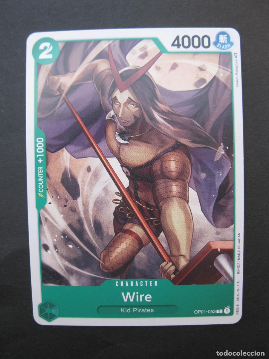 Trading Cards: CARTA - ONE PIECE - TRADING CARD - WIRE - EN INGL&Eacute;S - BANDAI.