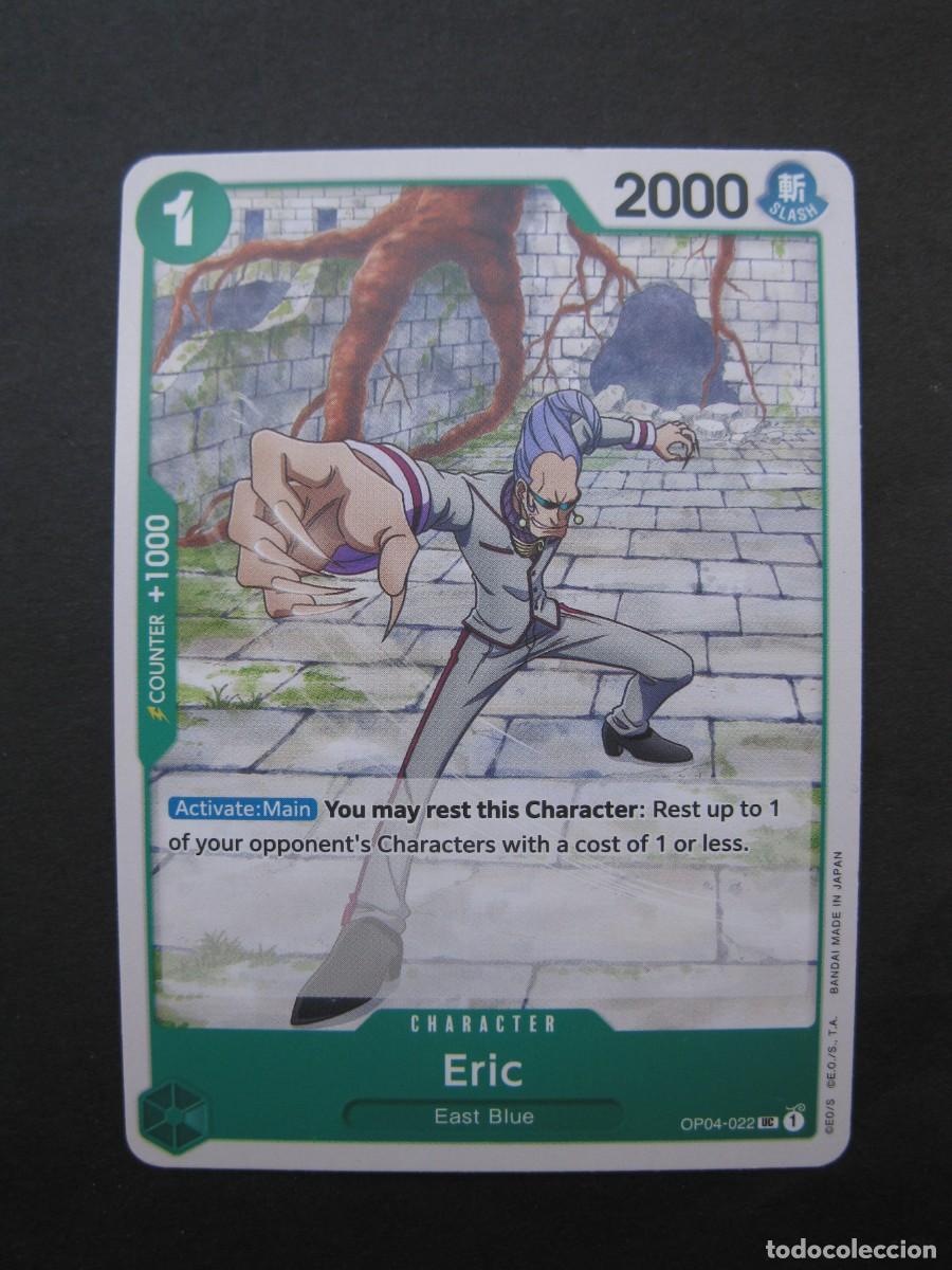 Trading Cards: CARTA - ONE PIECE - TRADING CARD - ERIC - EN INGL&Eacute;S - BANDAI.