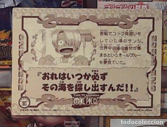 Trading cards: ONE PIECE trading sticker 183 - Foto 2