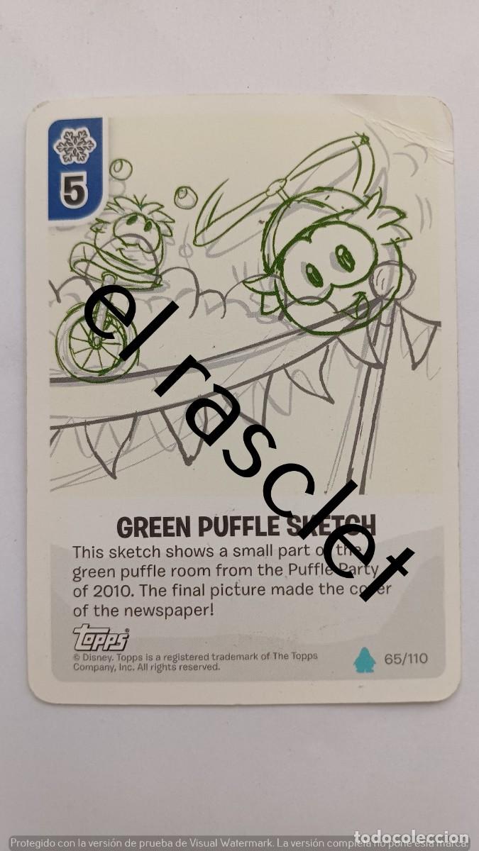 Trading Cards: CARTA/CROMO - CLUB PENGUIN DISNEY - N&ordm; 65/110