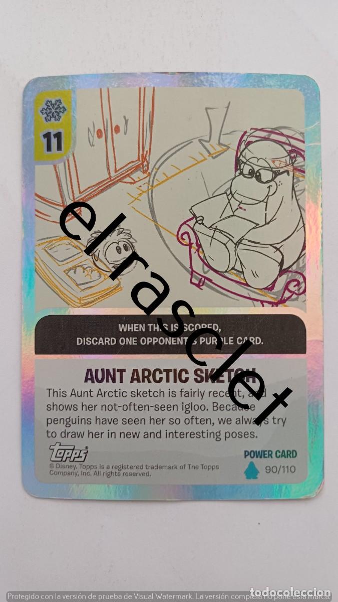 Trading Cards: CARTA/CROMO - CLUB PENGUIN DISNEY - N&ordm; 90/110