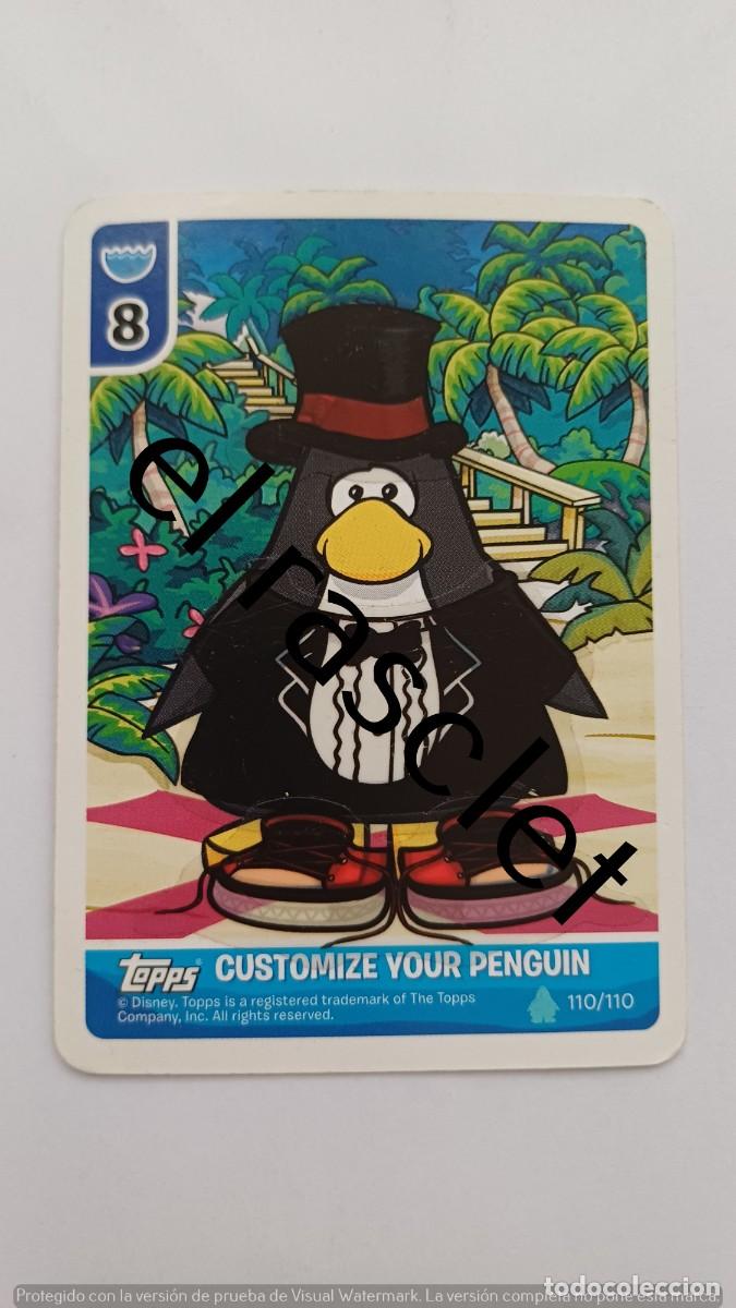 Trading Cards: CARTA/CROMO - CLUB PENGUIN DISNEY - N&ordm; 110/110