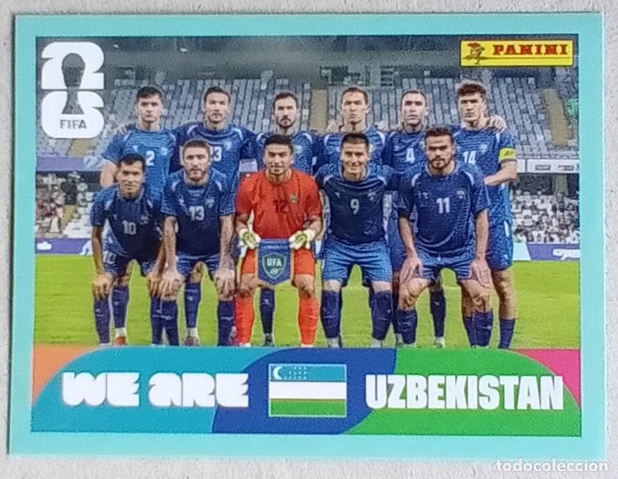 Trading Cards: Figurina Panini 2026 Cromo World Cup Usa Mundial 2026 squadra alineaci&oacute;n team Uzbekistan n UZB 13