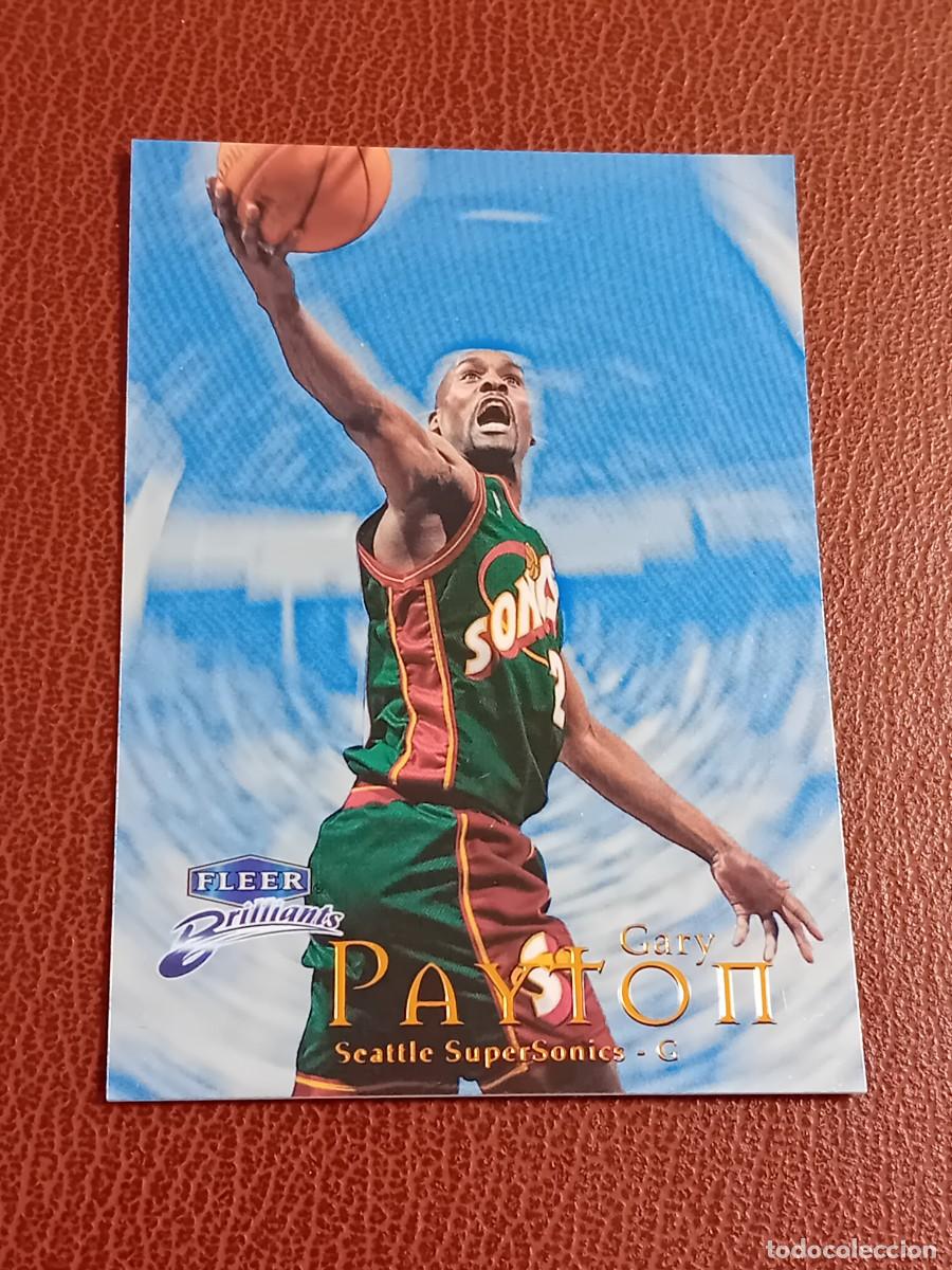 Trading cards: Card 9B Gary Payton Fleer Brilliants 1998-99 Insert - Foto 2