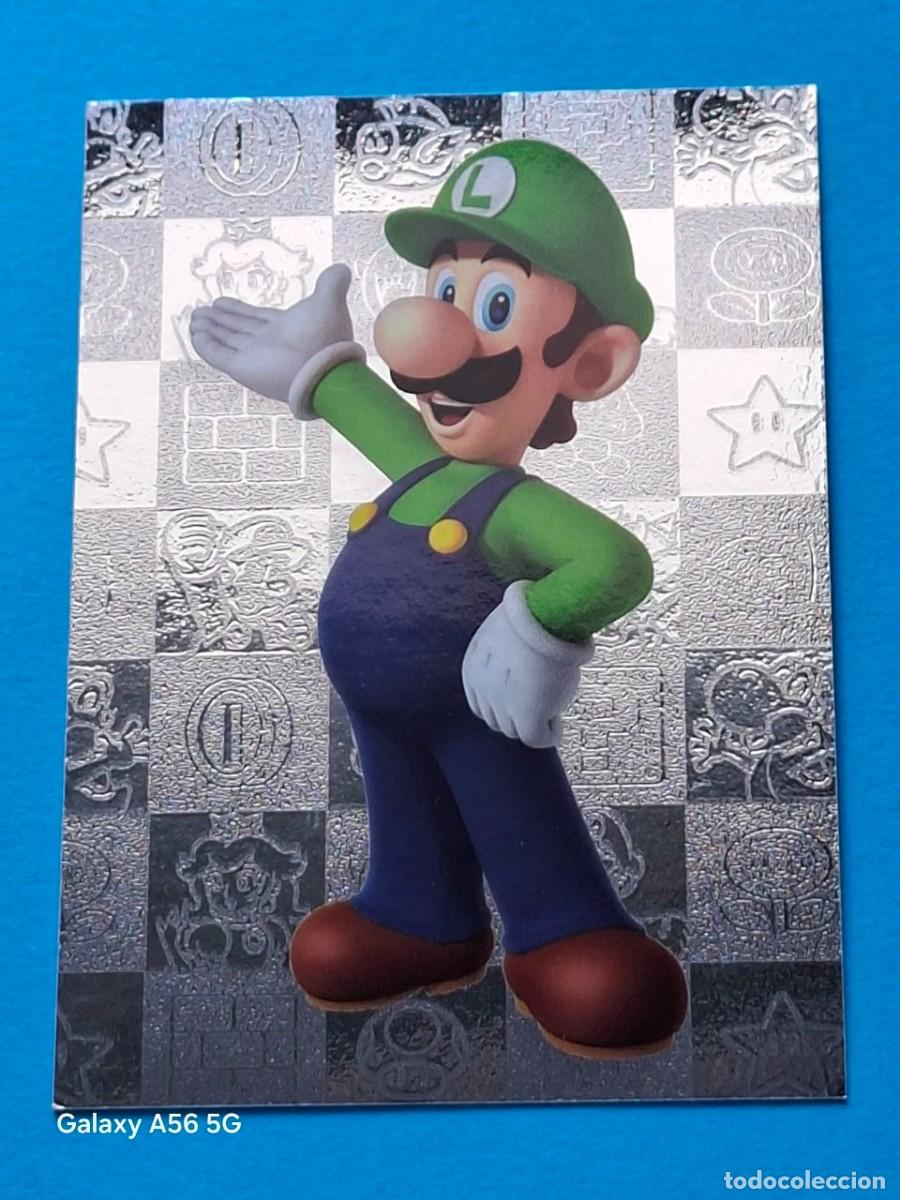 Trading Cards: Silver Card #164 LUIGI - Panini SUPER MARIO Trading Cards