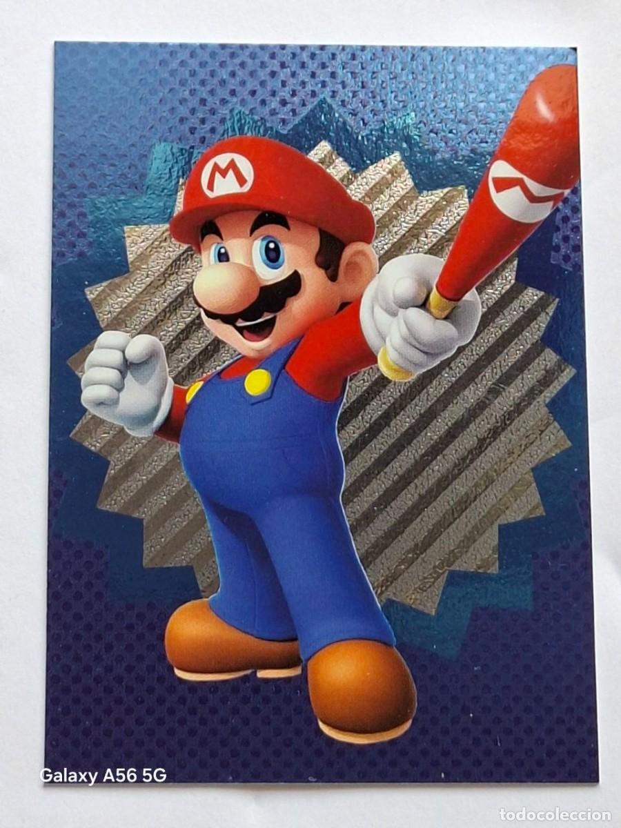 Trading Cards: Sport Card Blue Foil #201 MARIO BASEBALL - Panini SUPER MARIO Trading Cards