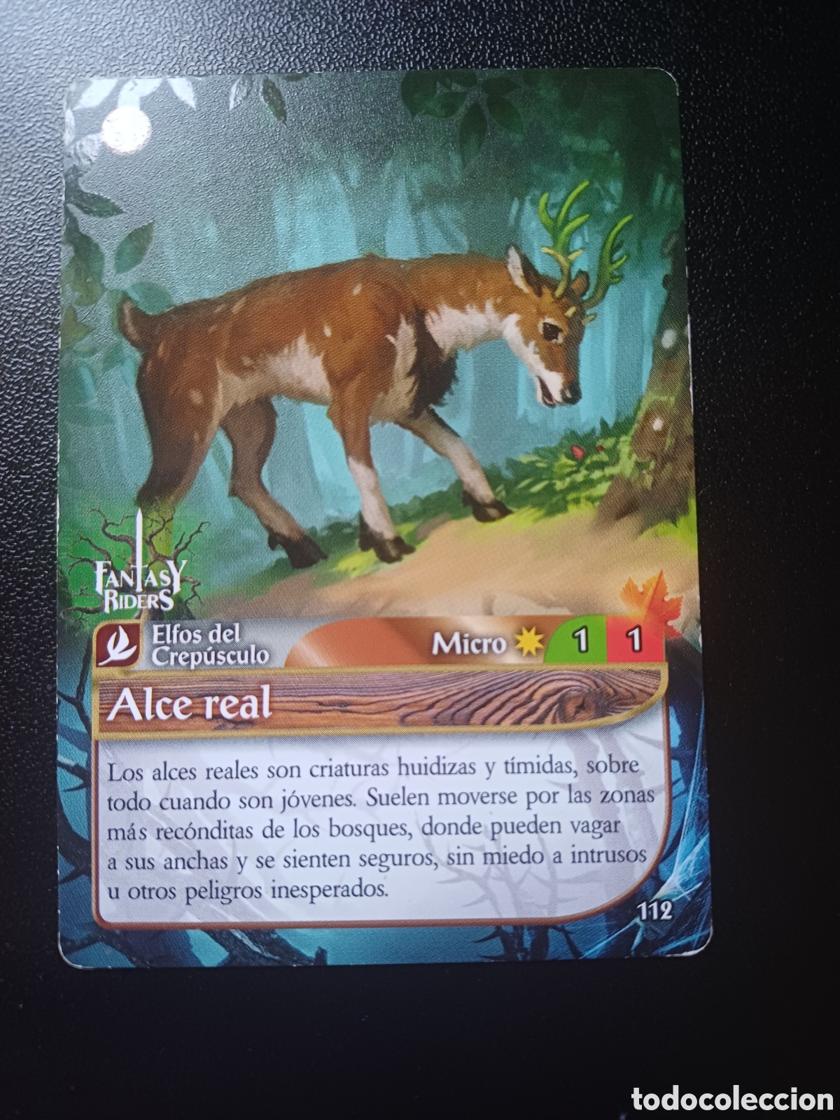 Cartes &agrave; &Eacute;changer: #112 ALCE REAL MICRO PANINI FANTASY RIDER 2018