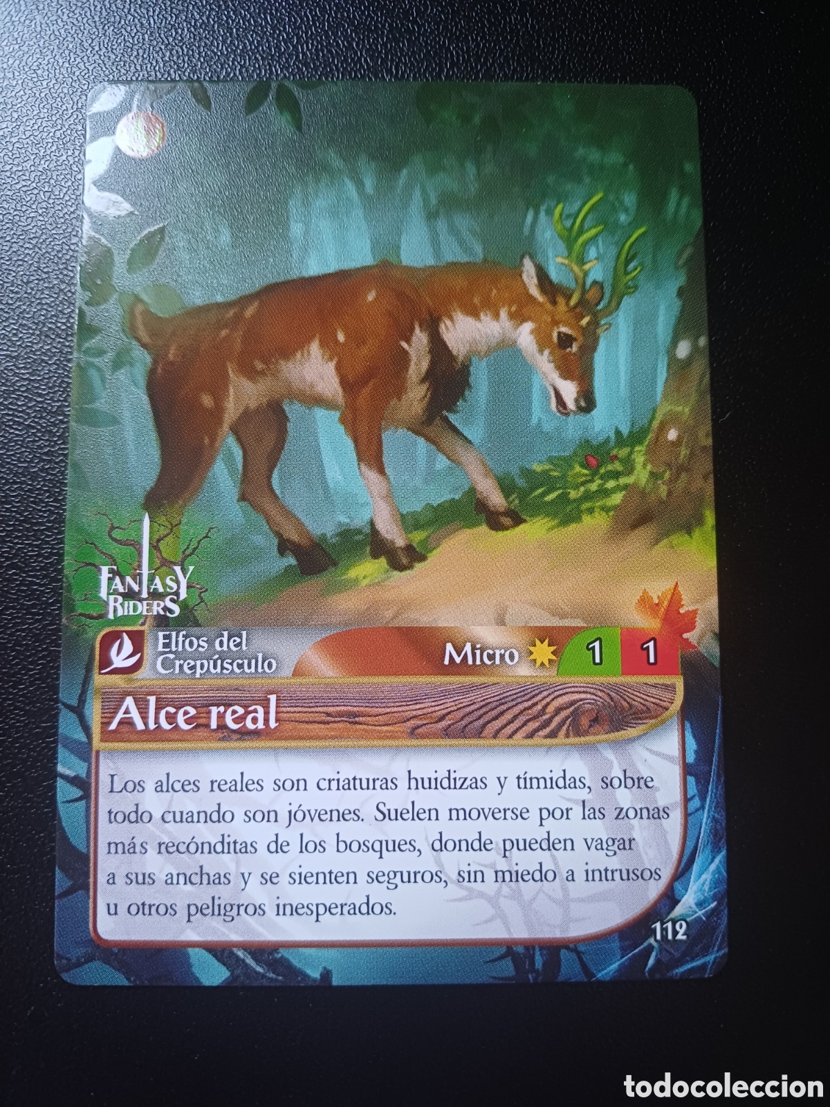 Cartes &agrave; &Eacute;changer: #112 ALCE REAL MICRO PANINI FANTASY RIDER 2018