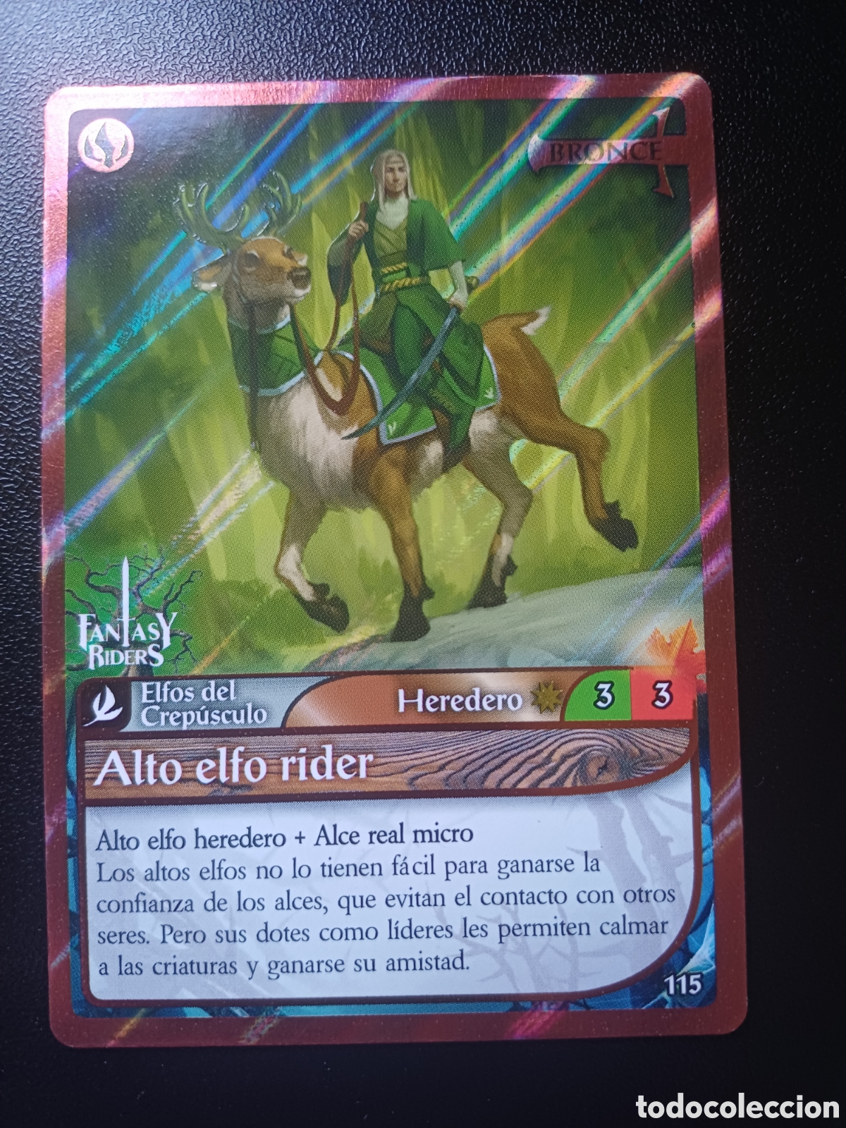 Cartes &agrave; &Eacute;changer: #115 ALTO ELFO RIDER PANINI FANTASY RIDER 2018