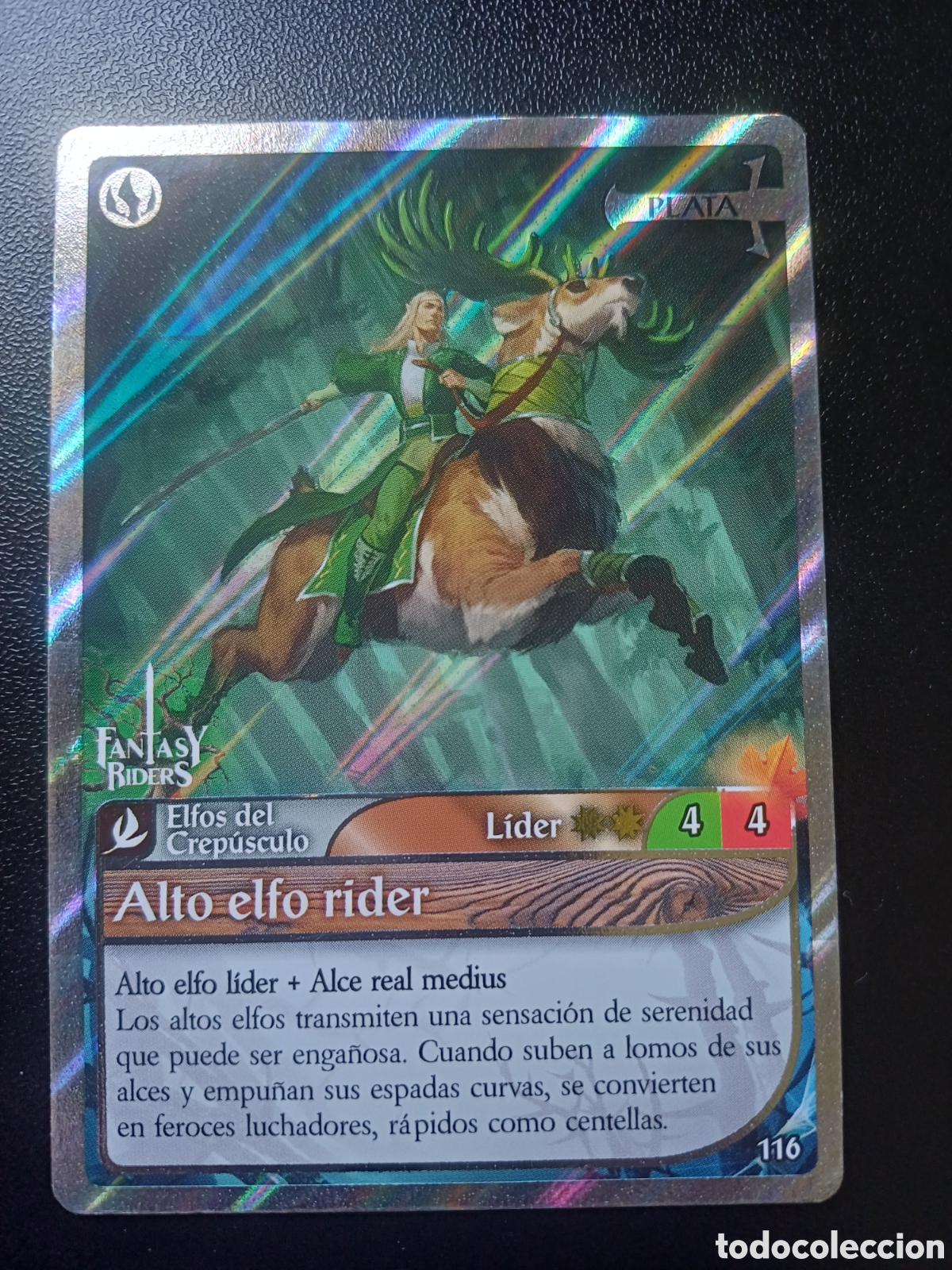 Cartes &agrave; &Eacute;changer: #116 ALTO ELFO RIDER PLATA PANINI FANTASY RIDER 2018