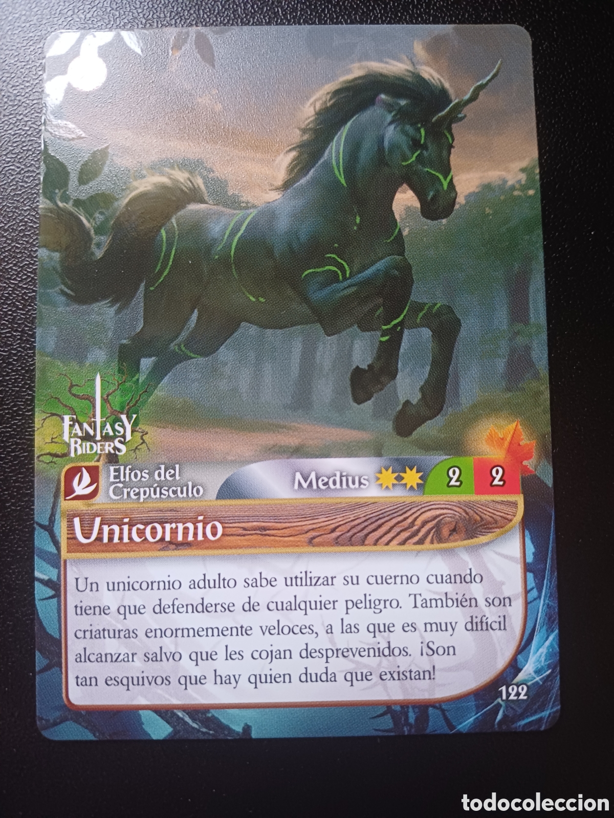 Trading Cards: #122 UNICORNIO PANINI FANTASY RIDER 2018