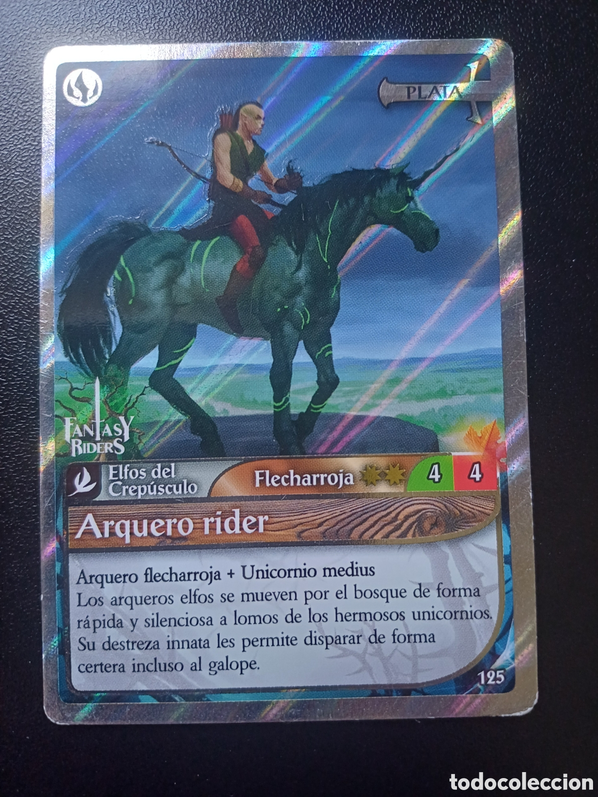 Cartes &agrave; &Eacute;changer: #125 ARQUERO RIDER PLATA PANINI FANTASY RIDER 2018