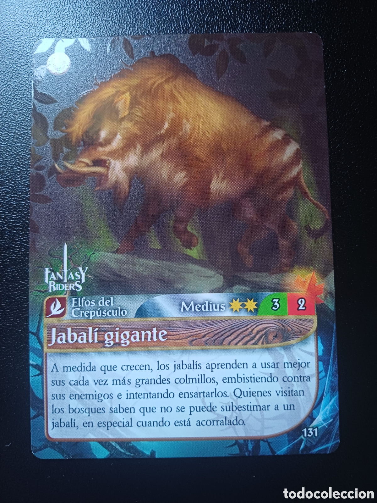 Cartes &agrave; &Eacute;changer: #131 JABALI GIGANTE MEDIUS PANINI FANTASY RIDER 2018