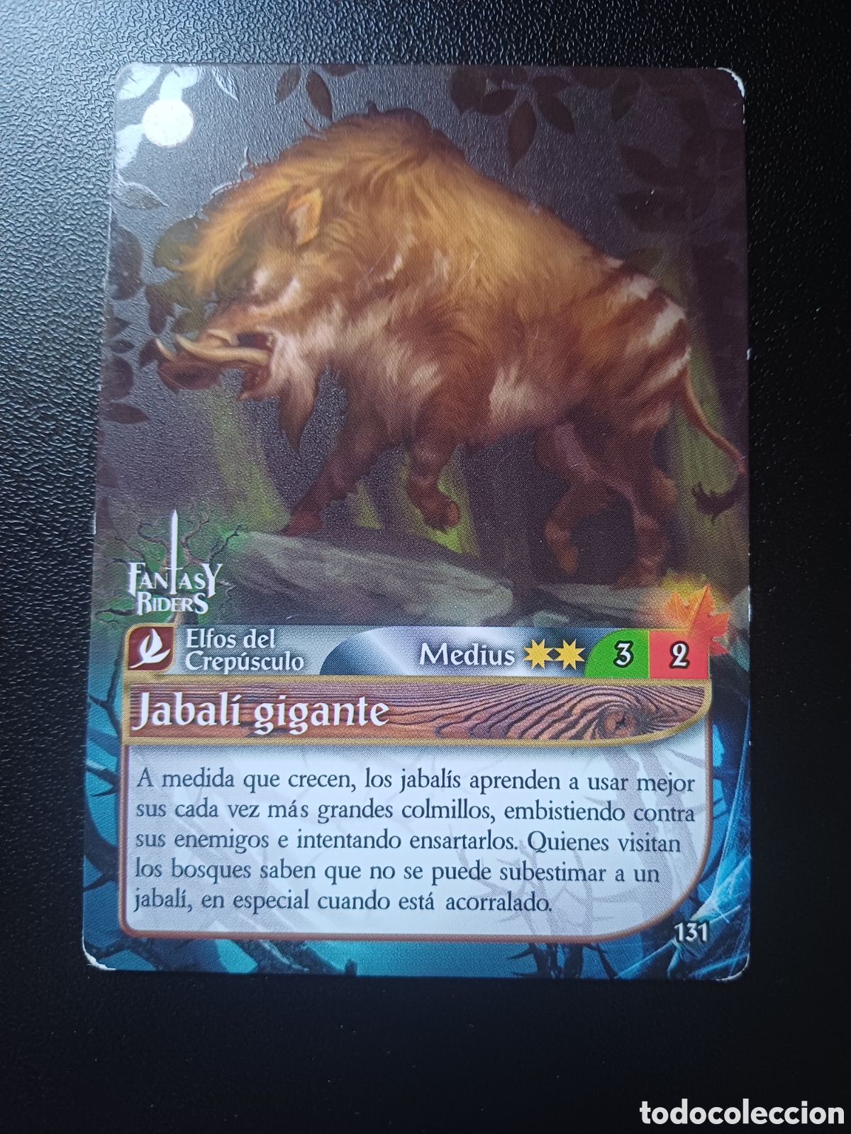 Cartes &agrave; &Eacute;changer: #131 JABALI GIGANTE MEDIUS PANINI FANTASY RIDER 2018