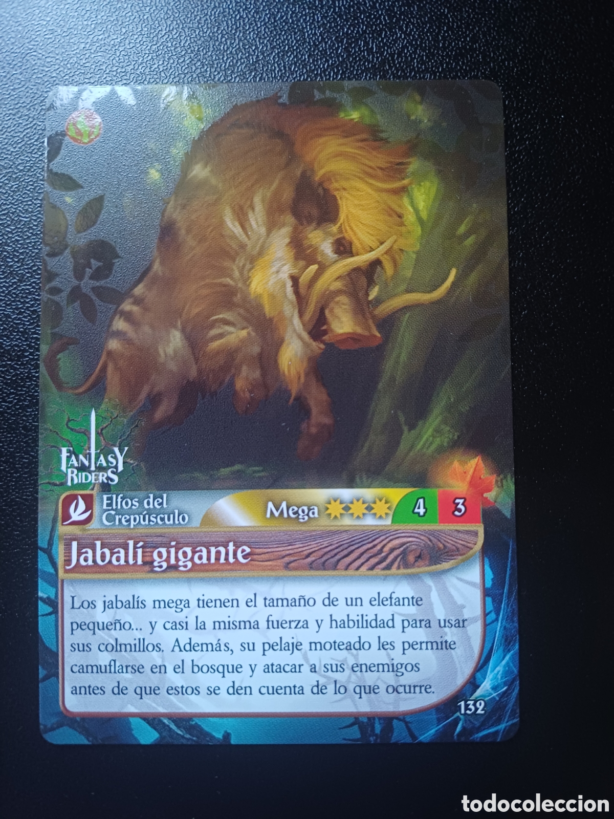 Cartes &agrave; &Eacute;changer: #132 JABALI GIGANTE MEGA PANINI FANTASY RIDER 2018