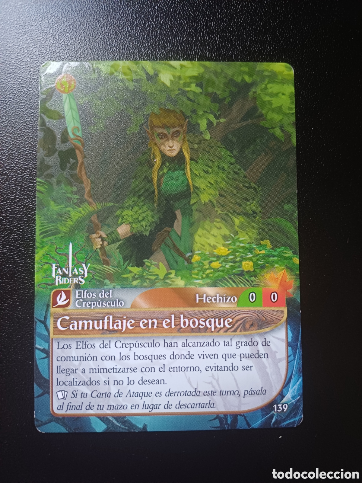 Cartes &agrave; &Eacute;changer: #139 CAMUFLAJE EN EL BOSQUE PANINI FANTASY RIDER 2018