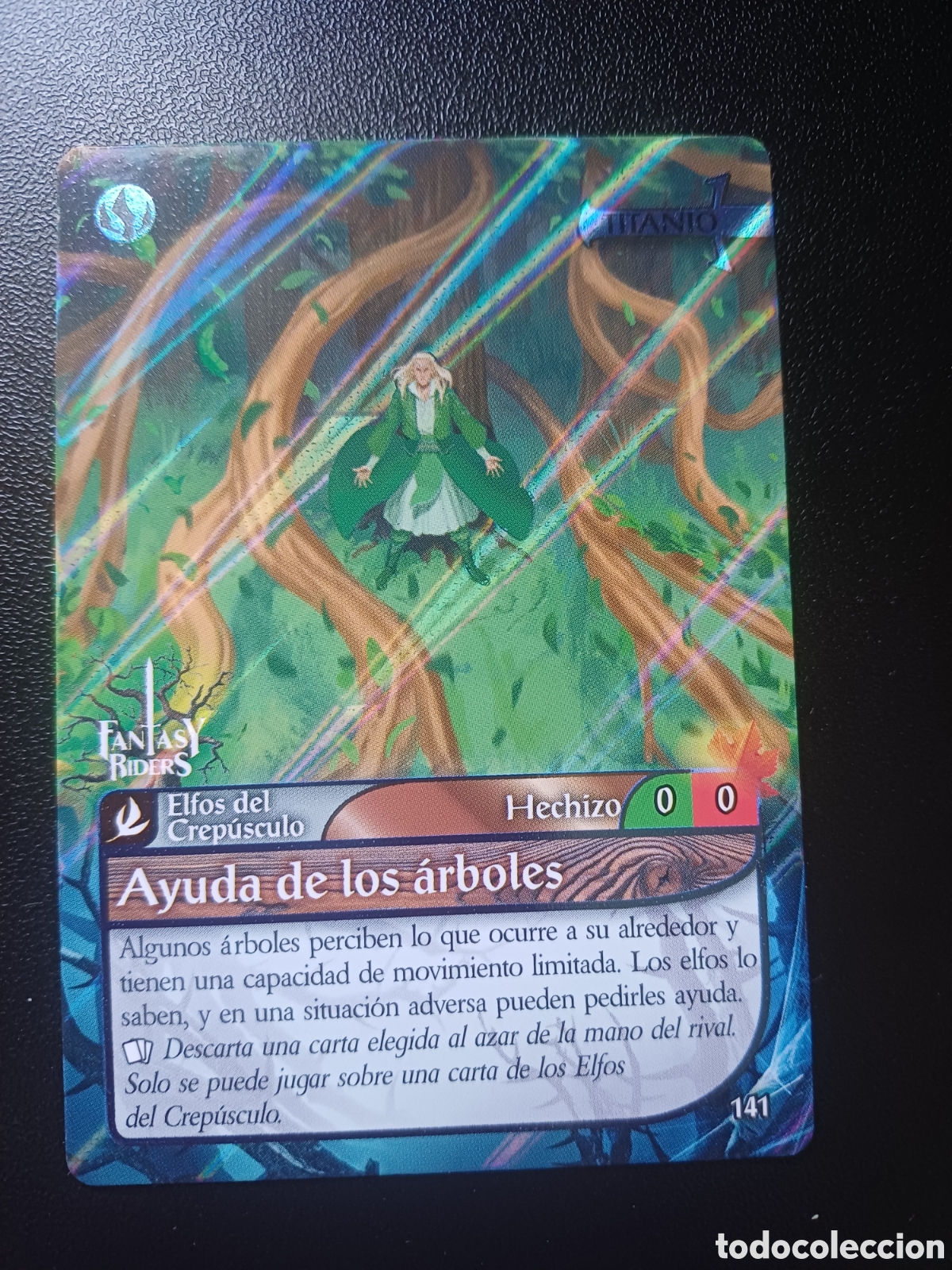 Cartes &agrave; &Eacute;changer: #141 AYUDA DE LOS ARBOLES PANINI FANTASY RIDER 2018