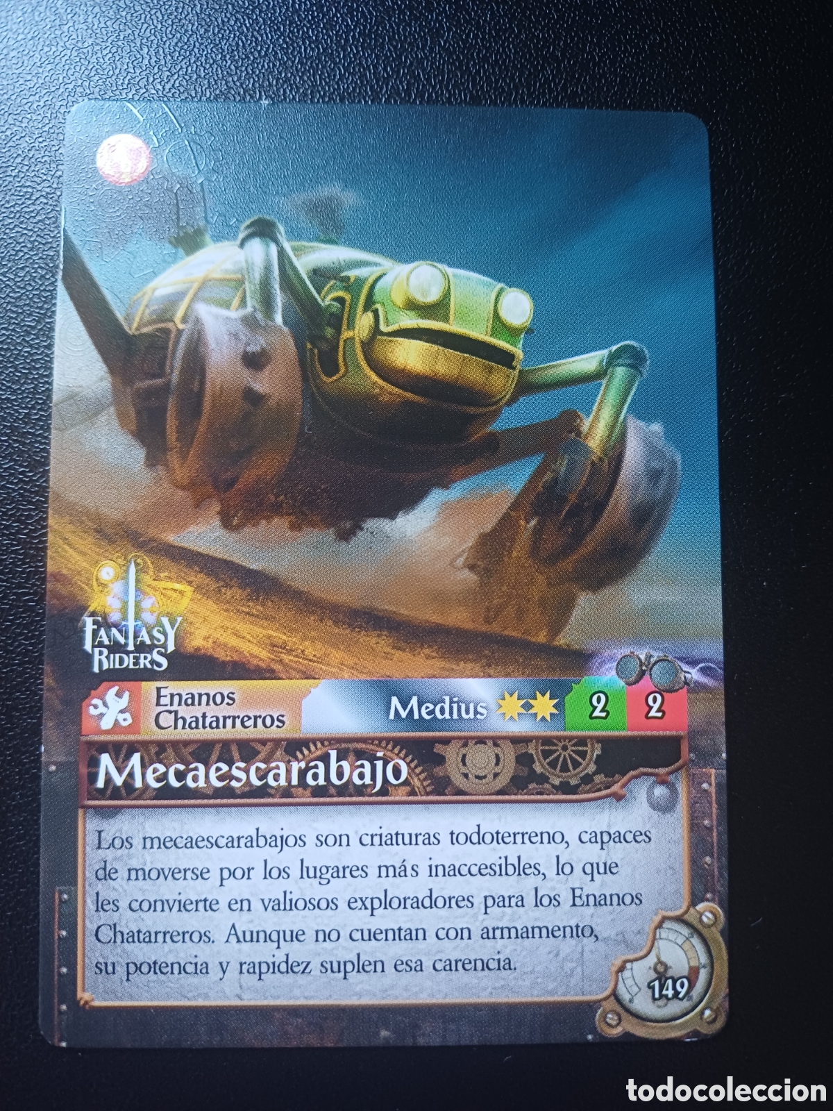 Cartes &agrave; &Eacute;changer: #149 MECAESCARABAJO MEDIUS PANINI FANTASY RIDER 2018