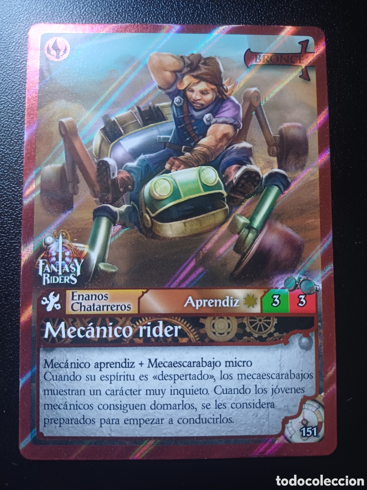 Cartas Colecion&aacute;veis: #151 MECANICO RIDER PANINI FANTASY RIDER 2018