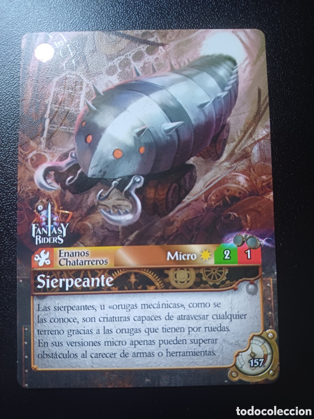 Cartes &agrave; &Eacute;changer: #157 SIERPEANTE MICRO PANINI FANTASY RIDER 2018