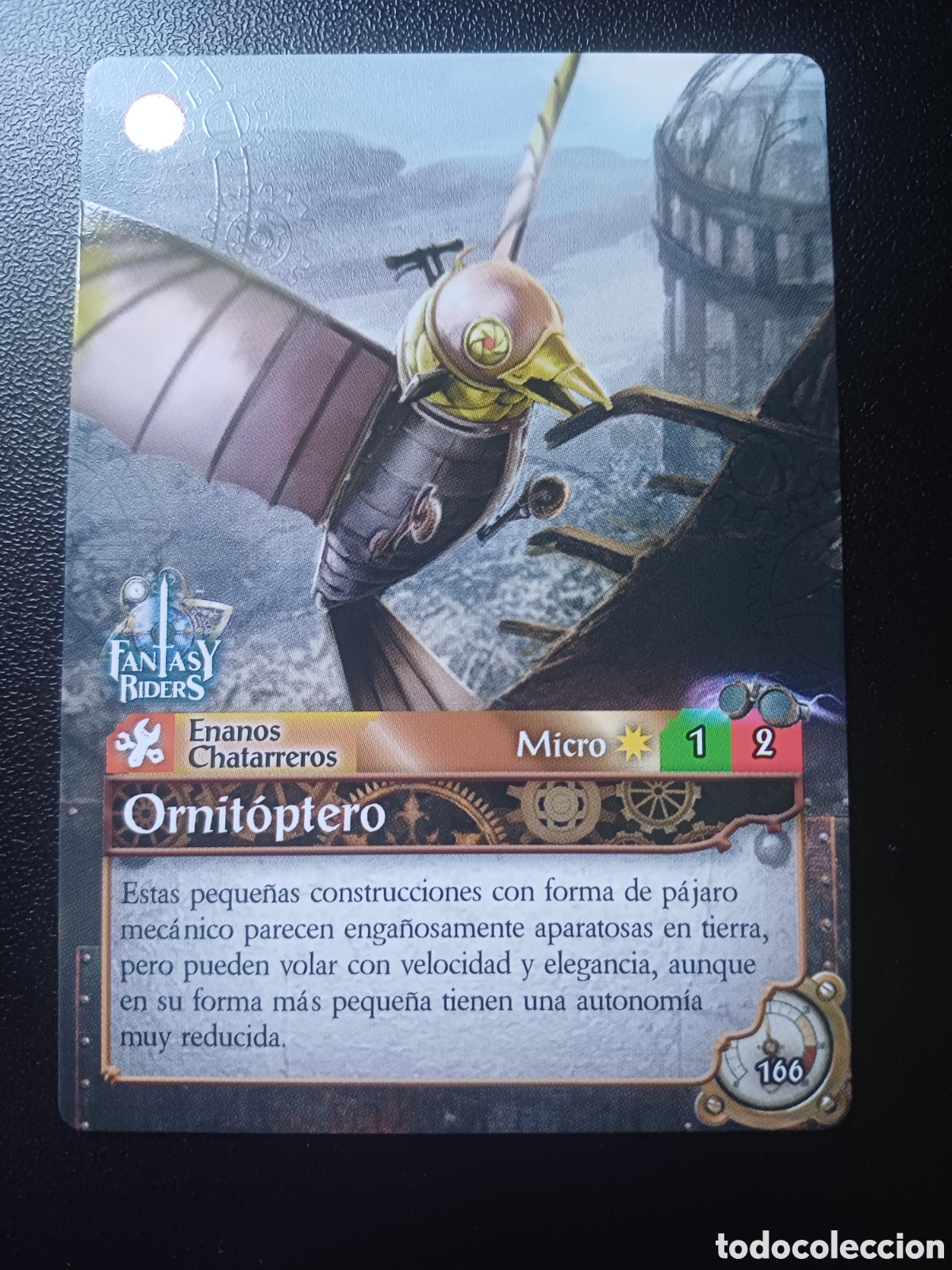 Trading Cards: #166 ORNITOPTERO MICRO PANINI FANTASY RIDER 2018