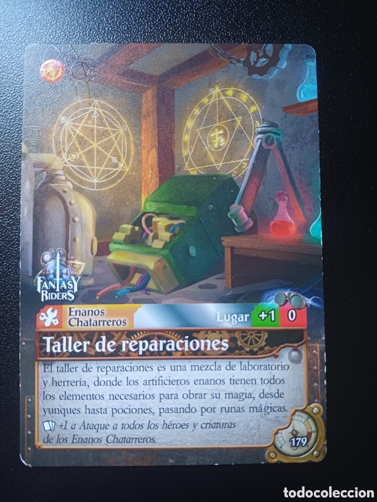 Cartes &agrave; &Eacute;changer: #179 TALLER DE REPARACIONES PANINI FANTASY RIDER 2018