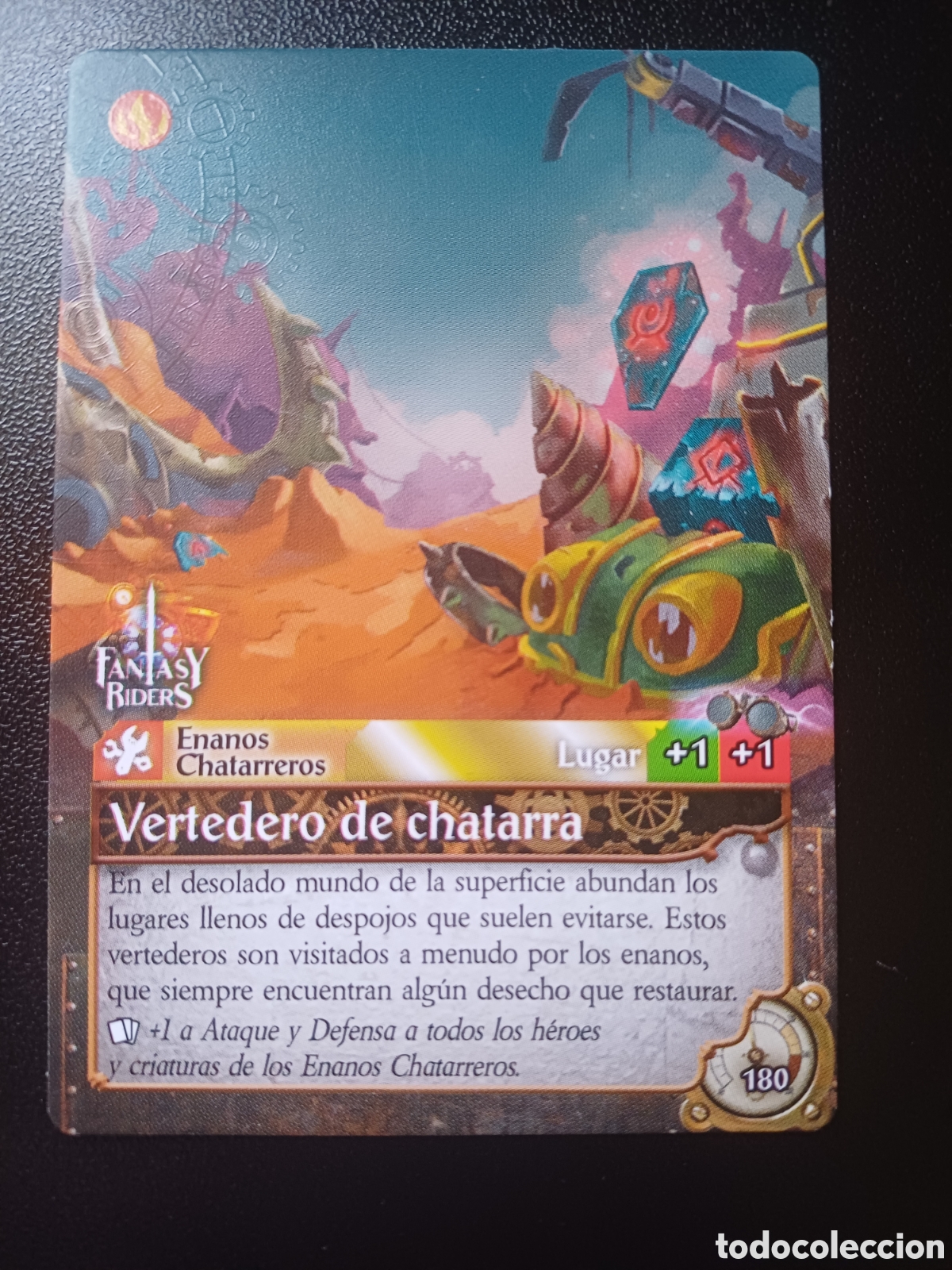 Cartes &agrave; &Eacute;changer: #180 VERTEDERO DE CHATARRA PANINI FANTASY RIDER 2018