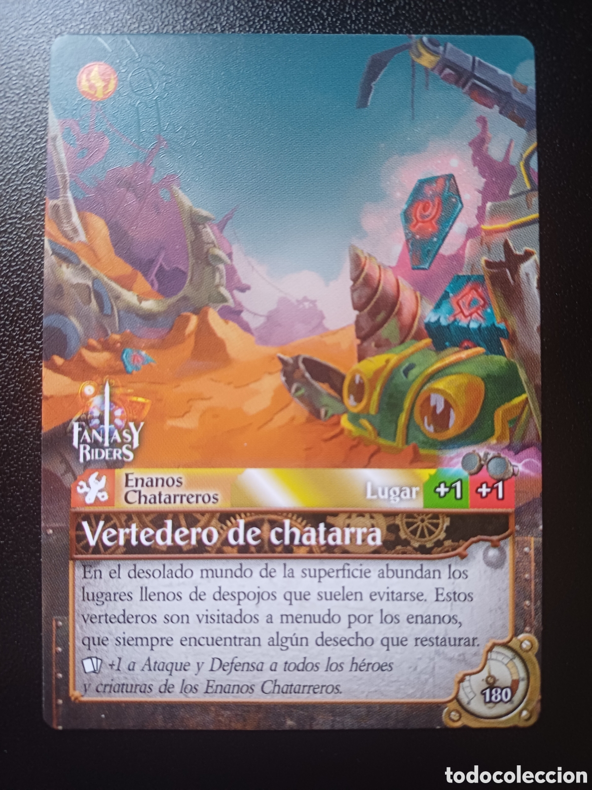 Cartes &agrave; &Eacute;changer: #180 VERTEDERO DE CHATARRA PANINI FANTASY RIDER 2018