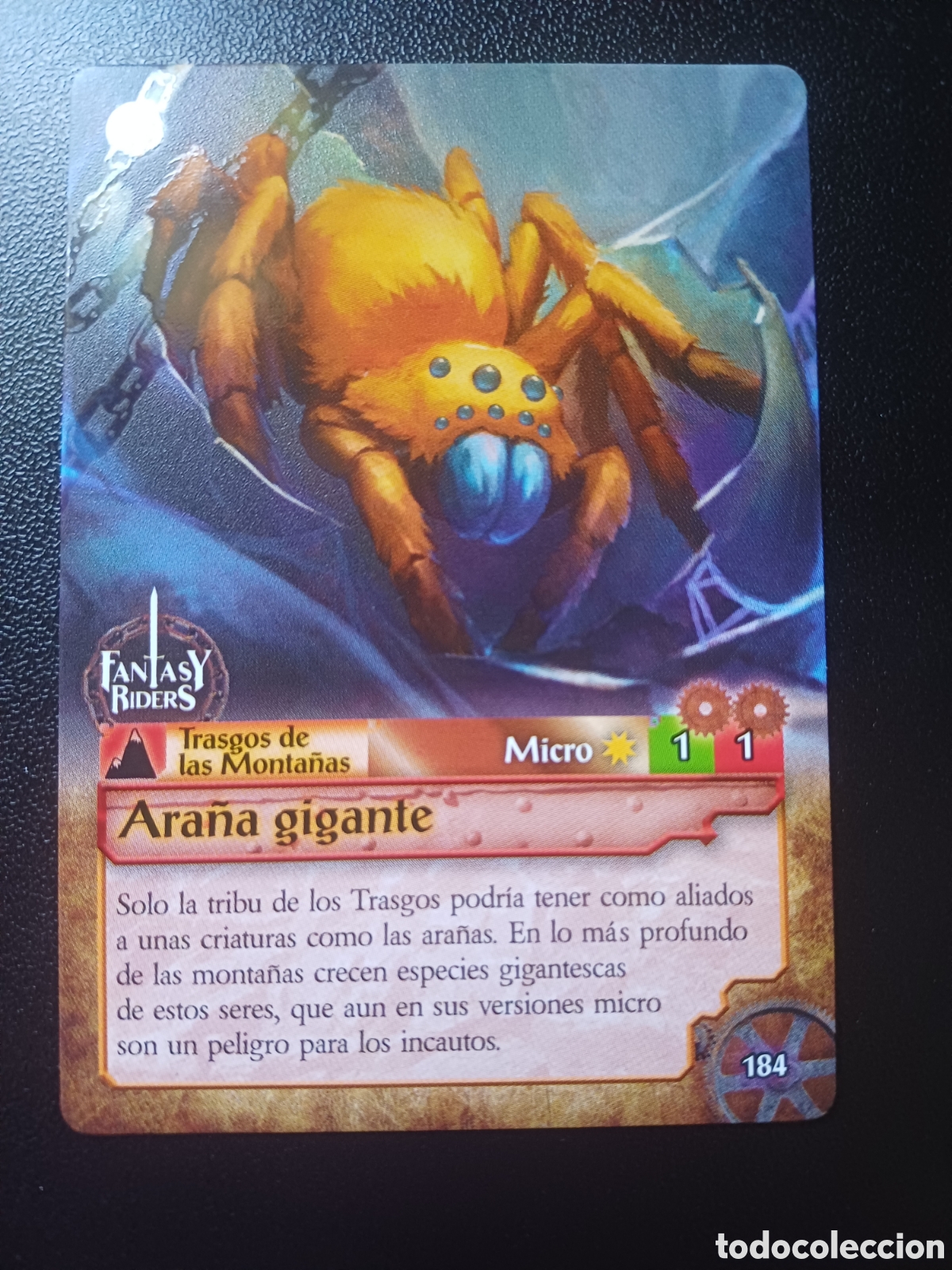 Cartes &agrave; &Eacute;changer: #184 ARA&Ntilde;A GIGANTE PANINI FANTASY RIDER 2018