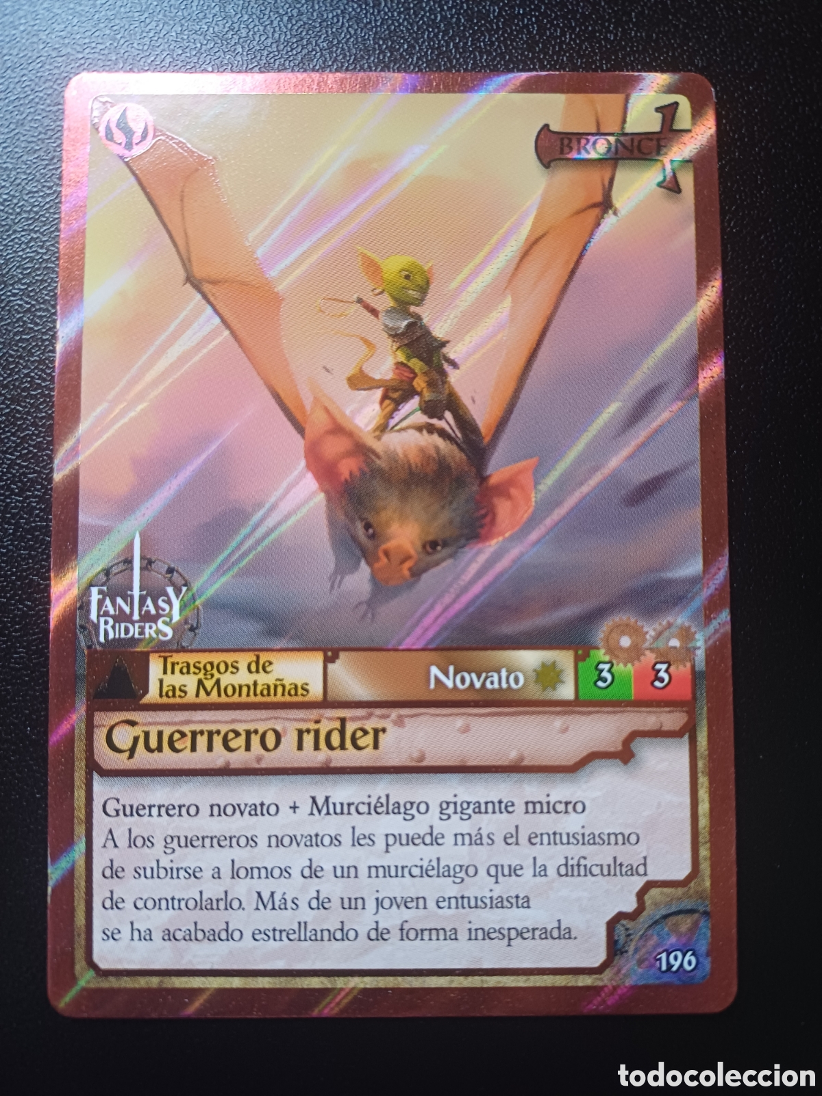 Cartes &agrave; &Eacute;changer: #196 GUERRERO RIDER BRONCE PANINI FANTASY RIDER 2018