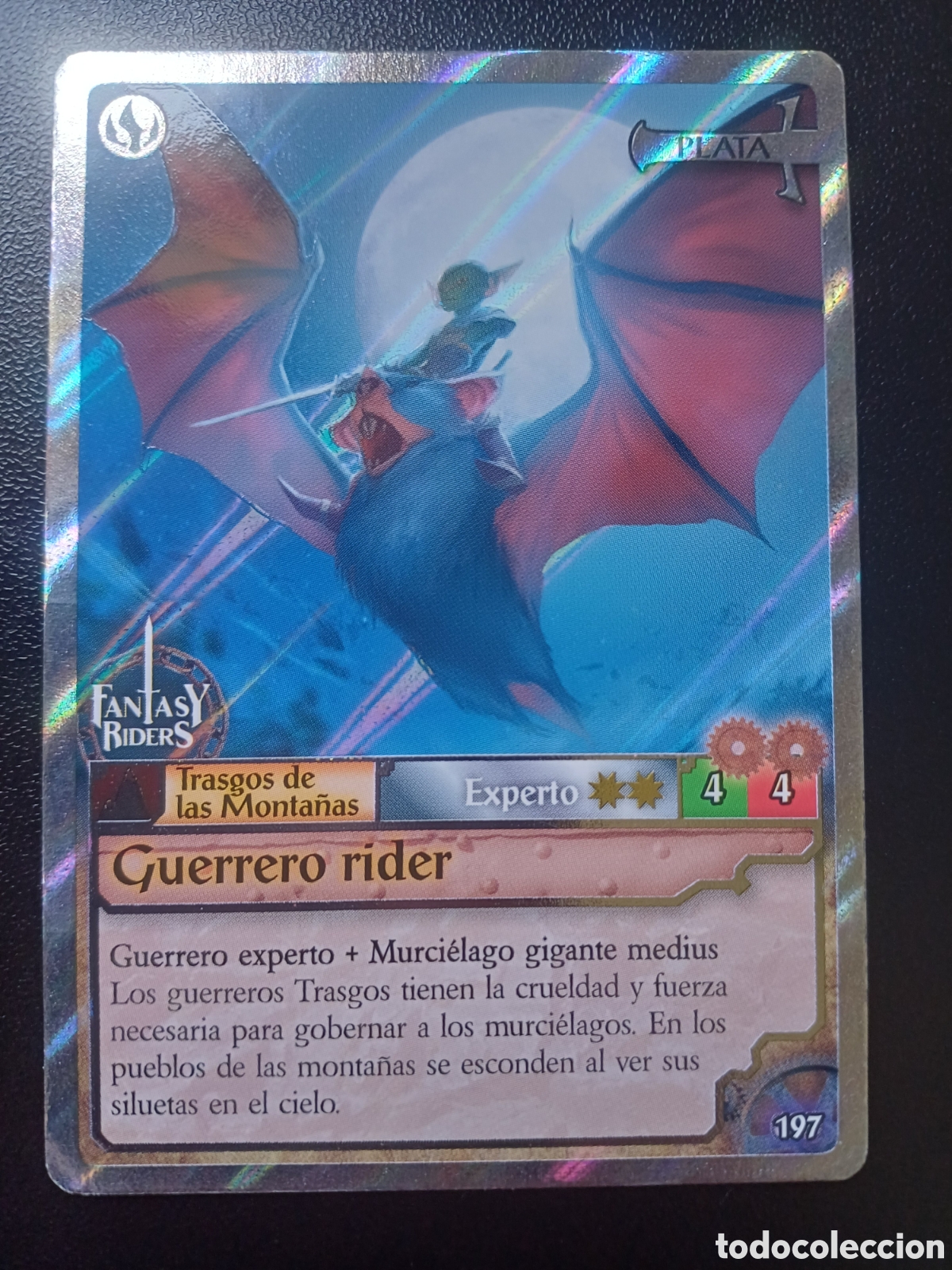 Cartes &agrave; &Eacute;changer: #197 GUERRERO RIDER PLATA PANINI FANTASY RIDER 2018