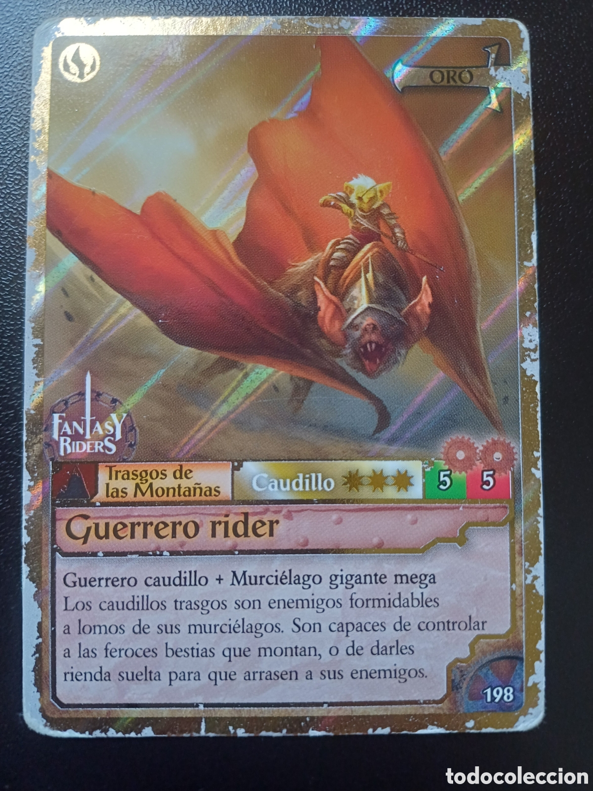 Cartes &agrave; &Eacute;changer: #198 GUERRERO RIDER ORO PANINI FANTASY RIDER 2018