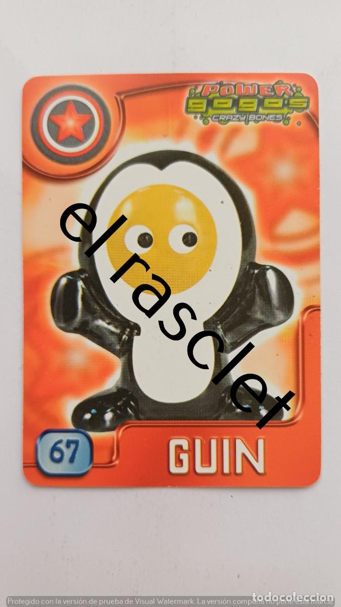 Trading Cards: CARTA/CROMO -POWER GOGOS CRAZY BONES MAGIC BOX 2009 SERIE 4 N&ordm; 67 GUIN