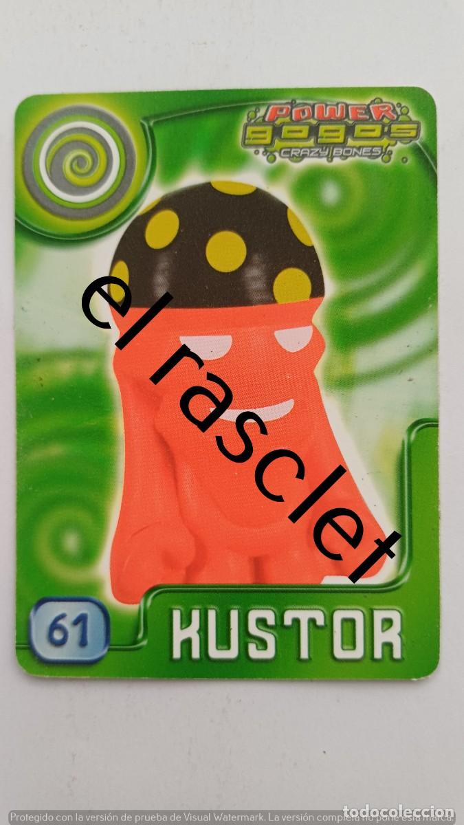 Trading Cards: CARTA/CROMO -POWER GOGOS CRAZY BONES MAGIC BOX 2009 SERIE 4 N&ordm; 61 HUSTOR