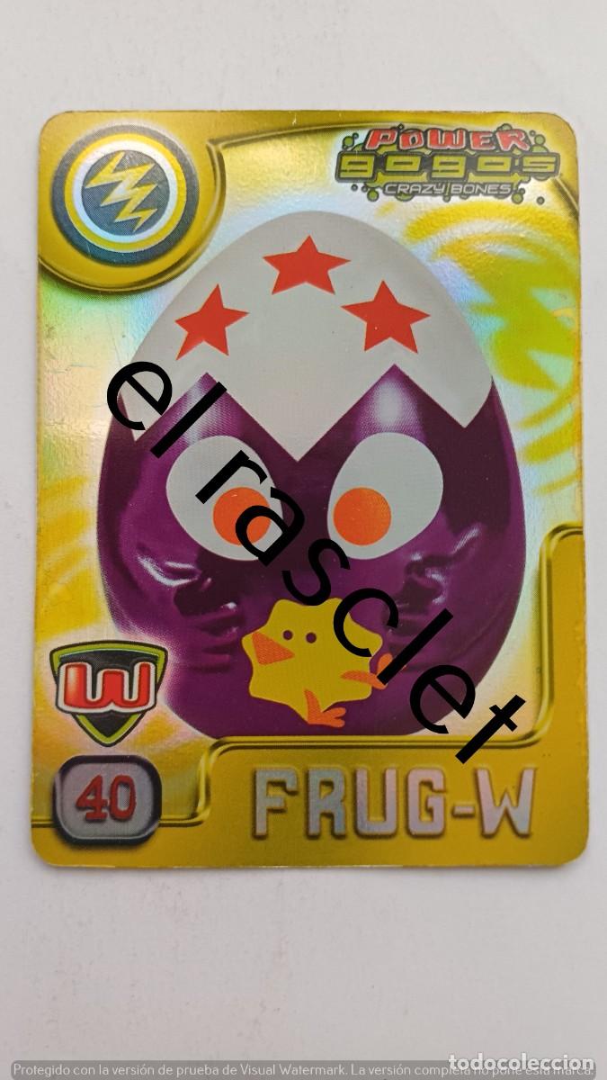 Trading Cards: CARTA/CROMO -POWER GOGOS CRAZY BONES MAGIC BOX 2009 SERIE 4 N&ordm; 40 FRUG-W