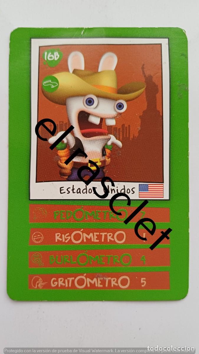 Trading Cards: CARTA/CROMO -RAYMAN-INVADEN EL MUNDO 2008- ESTADOS UNIDOS