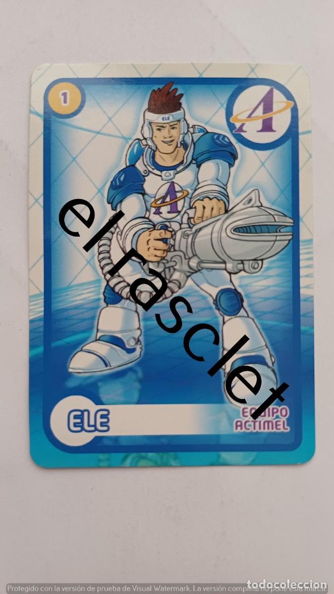 Trading Cards: CARTA/CROMO -DANONE ACTIMEL,ELE SOLDADO AGUA NUMERO 1