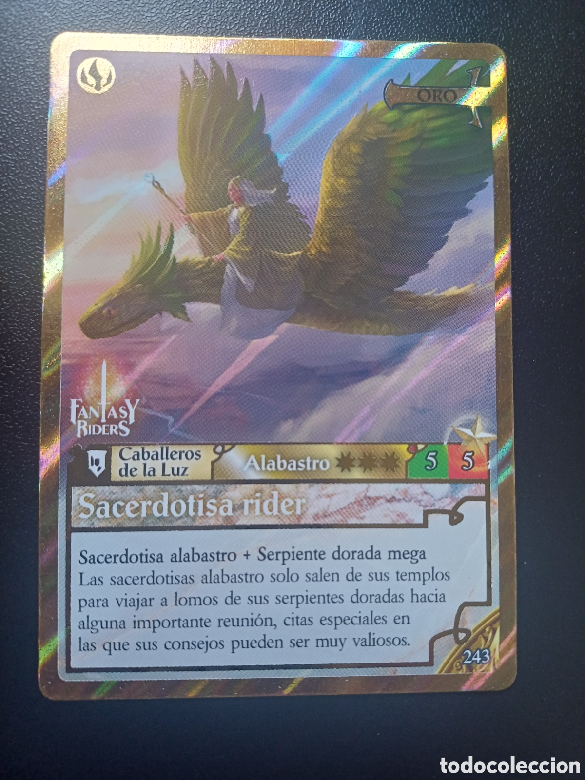 Trading Cards: #243 SACERDOTISA RIDER ORO PANINI FANTASY RIDER 2018