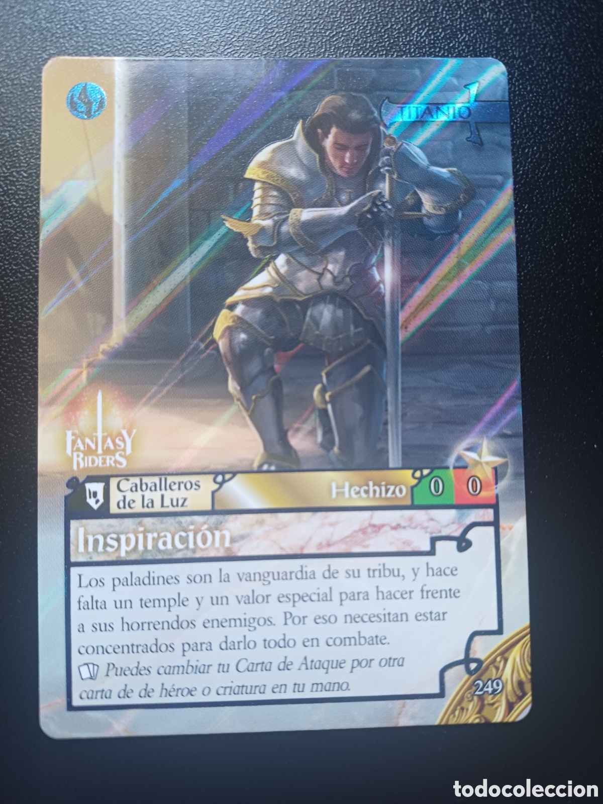 Trading Cards: #249 INSPIRACION PANINI FANTASY RIDER 2018
