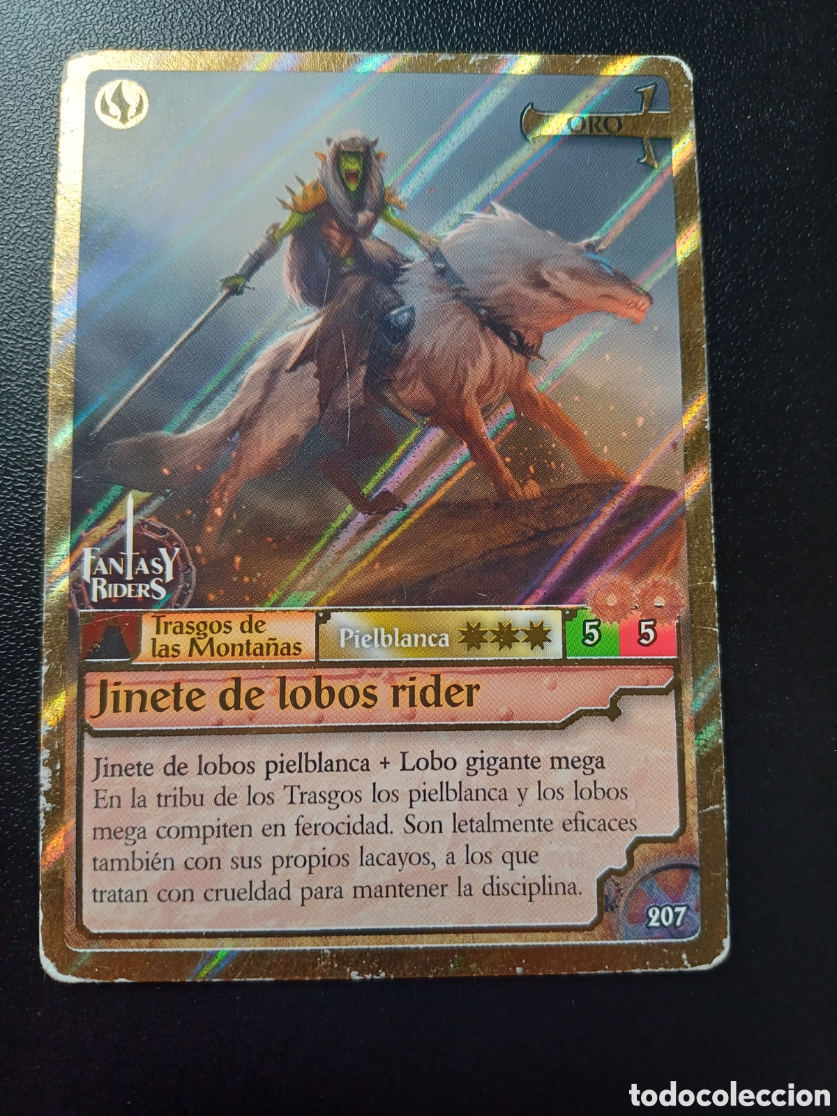 Trading cards: #207 JINETE DE LOBOS RIDER ORO PANINI FANTASY RIDER 2018