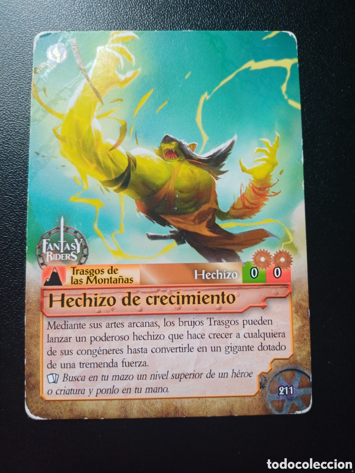 Trading cards: #211 HECHIZO DE CRECIMIENTO PANINI FANTASY RIDER 2018