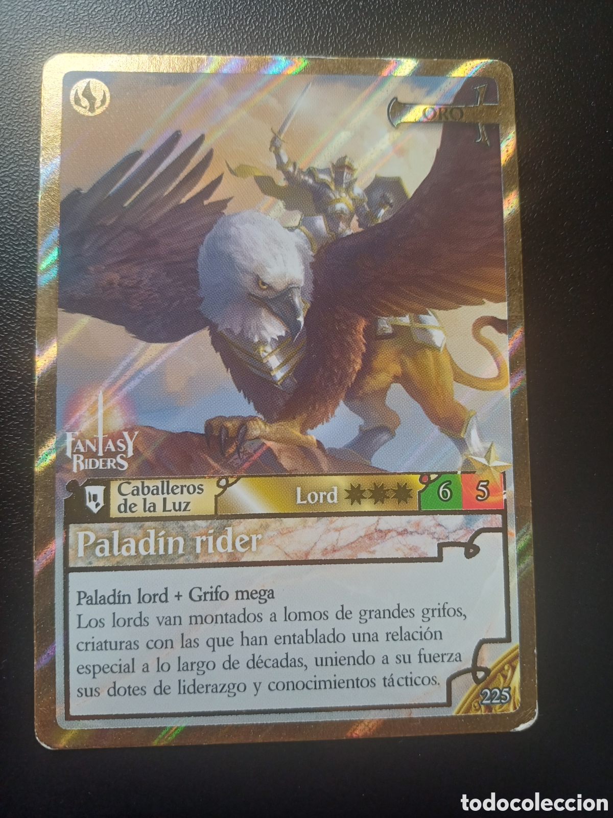 Figurine Collezionabili: #225 PALADIN RIDER ORO PANINI FANTASY RIDER 2018