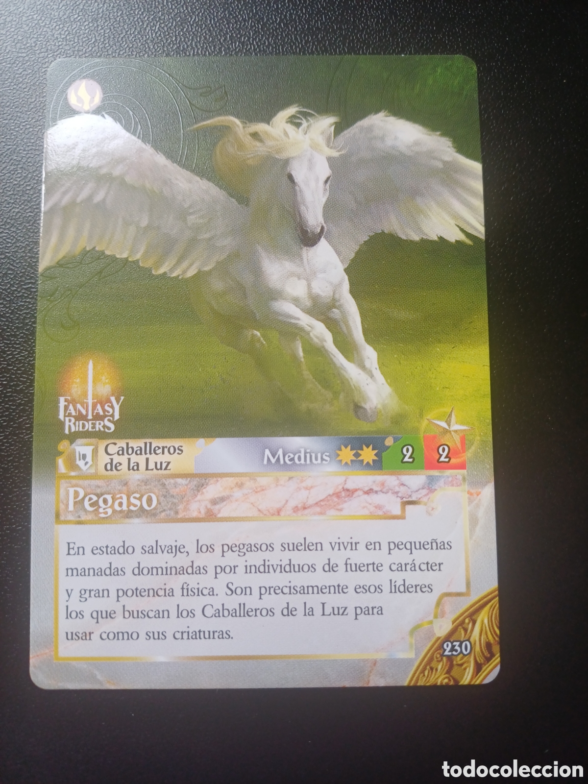 Sammelkarten: #230 PEGASO MEDIUS PANINI FANTASY RIDER 2018