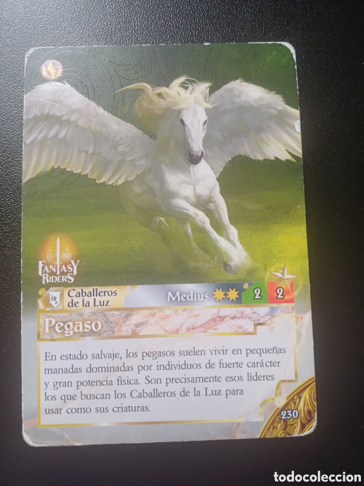 Sammelkarten: #230 PEGASO MEDIUS PANINI FANTASY RIDER 2018