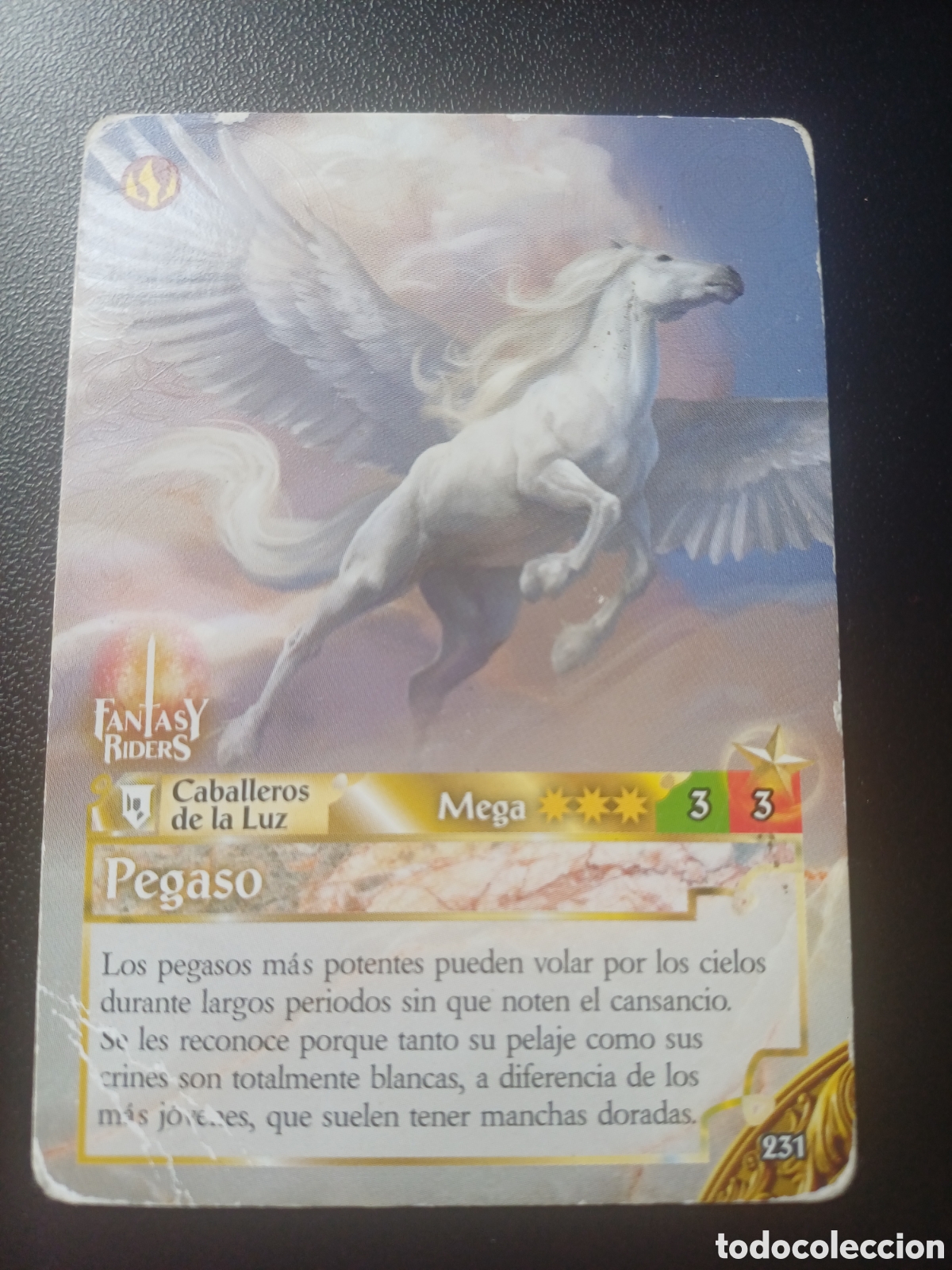 Trading cards: #231 PEGASO MEGA PANINI FANTASY RIDER 2018