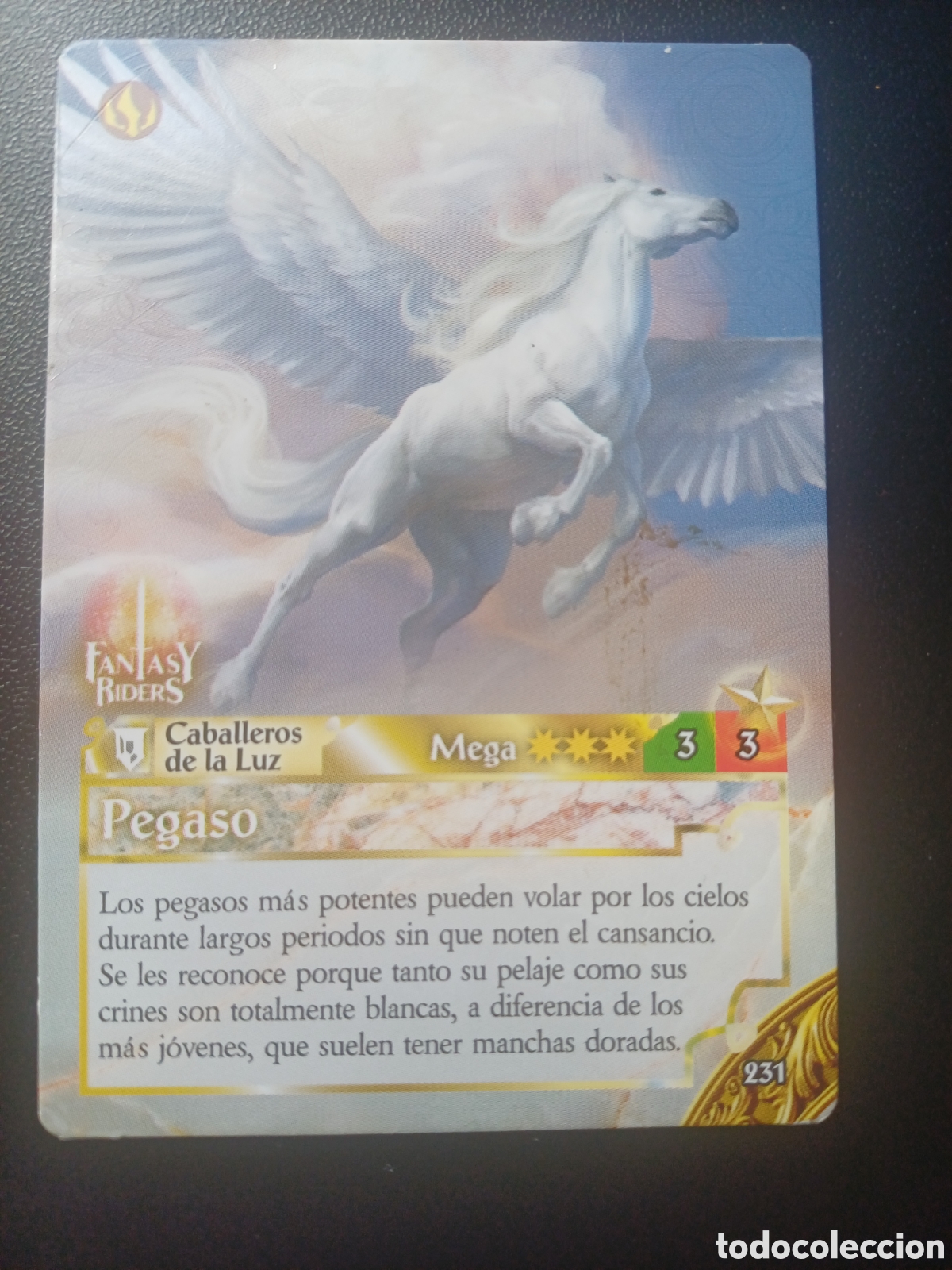 Trading cards: #231 PEGASO MEGA PANINI FANTASY RIDER 2018
